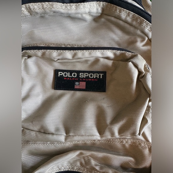 Y2K Beige Polo Sport Tactical Backpack - Picture 5 of 6
